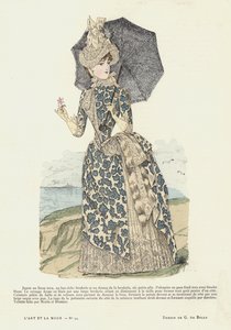 Piatto di moda francese, 1885-86 da French School