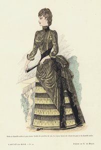 Tavola di moda francese, 1885-86 da French School