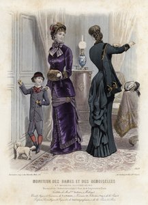 Tavola di moda francese, fine XIX secolo da French School