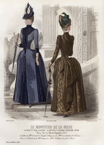 Tavola di moda francese, fine XIX secolo da French School