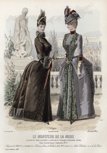 Tavola di moda francese, fine XIX secolo da French School