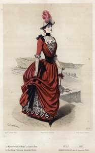 Tavola di moda francese, fine XIX secolo da French School