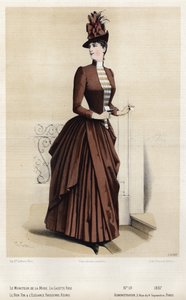 Tavola di moda francese, fine XIX secolo da French School