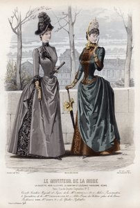 Tavola di moda francese, fine XIX secolo da French School