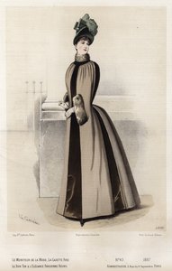 Tavola di moda francese, fine XIX secolo da French School