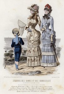 Tavola di moda francese, fine XIX secolo da French School