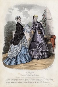 Tavola di moda francese, fine XIX secolo da French School