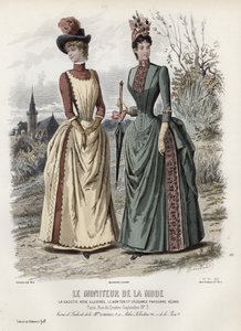 Tavola di moda francese, fine XIX secolo da French School