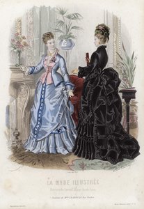 Tavola di moda francese, fine XIX secolo da French School