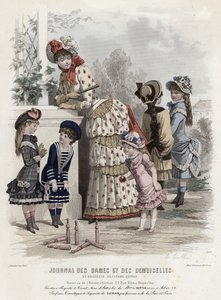 Tavola di moda francese, fine XIX secolo da French School