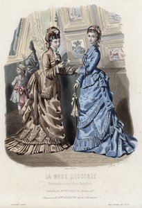 Tavola di moda francese, fine XIX secolo da French School