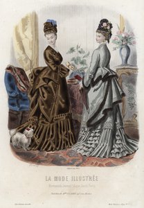 Tavola di moda francese, fine XIX secolo da French School