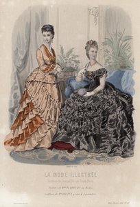 Tavola di moda francese, fine XIX secolo da French School