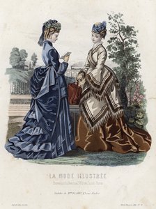 Tavola di moda francese, fine XIX secolo da French School
