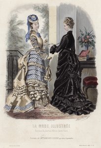 Tavola di moda francese, fine XIX secolo da French School