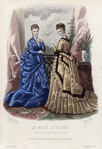 Tavola di moda francese, fine XIX secolo da French School