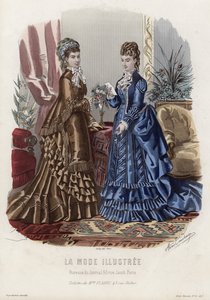 Tavola di moda francese, fine XIX secolo da French School