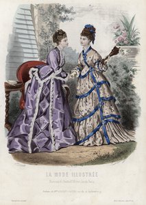 Tavola di moda francese, fine XIX secolo da French School
