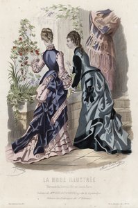 Tavola di moda francese, fine XIX secolo da French School