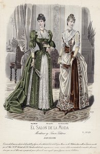 Tavola di moda francese, fine XIX secolo da French School
