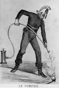 Pompiere francese circa 1866