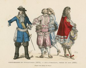 Costumi maschili francesi, XVII secolo