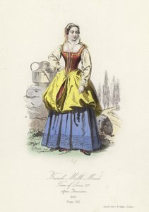 Lattaia francese del tempo di Luigi XIV da French School
