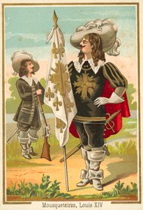 Moschettieri francesi del tempo di Luigi XIV