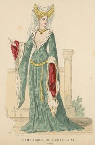 Nobile francese del regno di Carlo VI, 1380 da French School