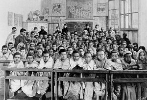 Scuola francese in Cabilia, 1891