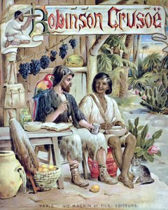 Copertina di Robinson Crusoe da French School