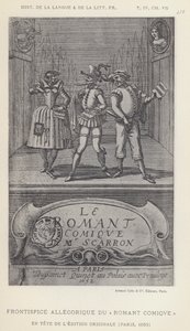 Frontespizio allegorico del Roman Comique