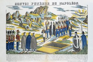 Convoglio funebre di Napoleone il Grande Bonaparte (1769-1821) sull