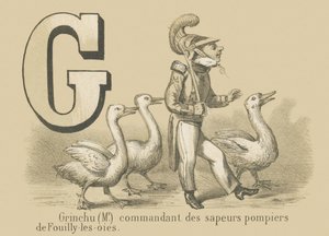Grinchu (Sig.) comandante dei pompieri di Fouilly-les-Oies da French School