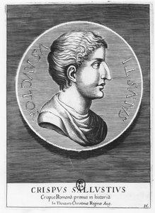 Gaio Sallustio Crispo, Sallustio (incisione) da French School