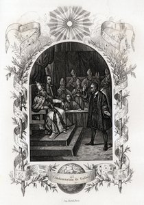 Galileo Galilei davanti al Santo Uffizio in Vaticano. L