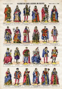 Galleria dei Re e delle Regine di Francia da Filippo V alla Regina Eleonora. da French School