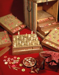 Gioco del lotto del Delfino inventato da Luigi XIV (1638-1715) (legno e avorio)