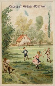 Gioco del badminton da French School