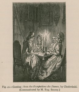 Gioco; dalle Occupations des Dames, di Chodovieski da French School