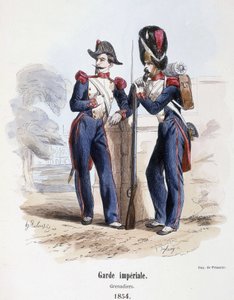 Guardia Imperiale: Granatieri (1854) - in “Histoire de l