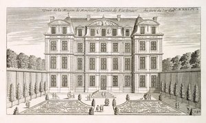 Elevazione del giardino della casa del conte Vartenaer, c.1720 da French School