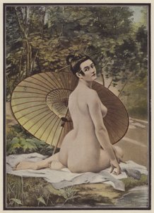 Geisha che fa il bagno da French School