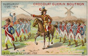 Generale Dumouriez alla Battaglia di Valmy da French School