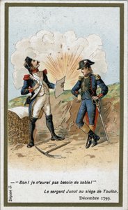Generale Jean Andoche Junot (1771-1813), Duca di Abrantes, scrive una lettera per Napoleone Bonaparte durante l