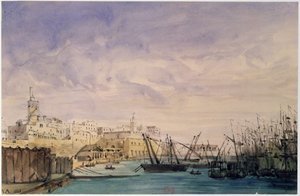 Veduta generale di Algeri, 1845 da French School