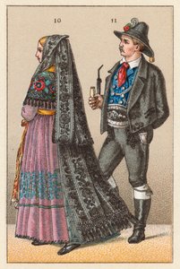 Costume del Tirolo, Germania da French School