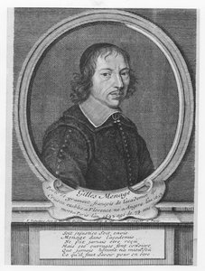 Gilles Ménage (incisione) da French School