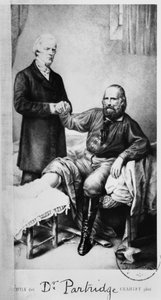 Giuseppe Garibaldi (1807-82) con il Dottor Partridge, c.1862 da French School