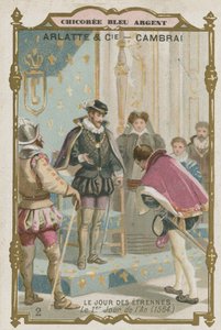 Donazione di regali a Capodanno, Francia da French School